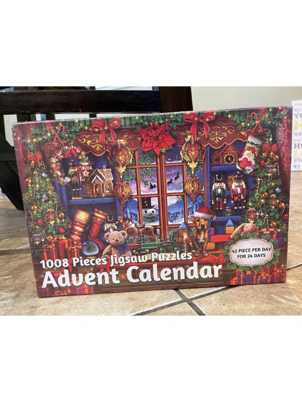 Christmas Jigsaw Puzzle Advent Calendar 1008 Pieces Sealed